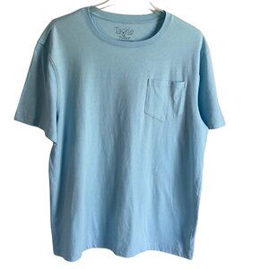 Tackle & Tides Short Sleeve Light Blue Tee Shirt Men's Large NEW NWOT
